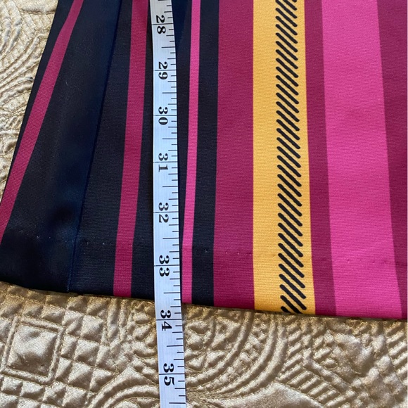 Women’s 70’s NWT Jealous Tomato Striped Wide Leg Multi Colored Pants - Picture 12 of 17